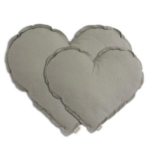 Cojin Corazon | Silver Grey MEDIUM