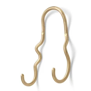 Colgador Doble Curvature Latón