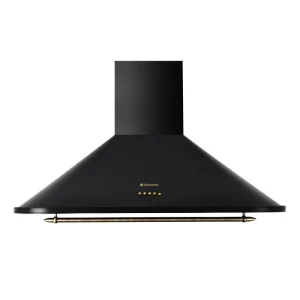 Campana de pared Johnson 90 cm negro vintage LIBIS90RN