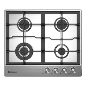 Placa de gas Johnson 60 cm 4 zonas acero inox JAMA4BX1