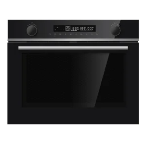 Horno compacto con microondas Johnson cristal negro JOR50MI
